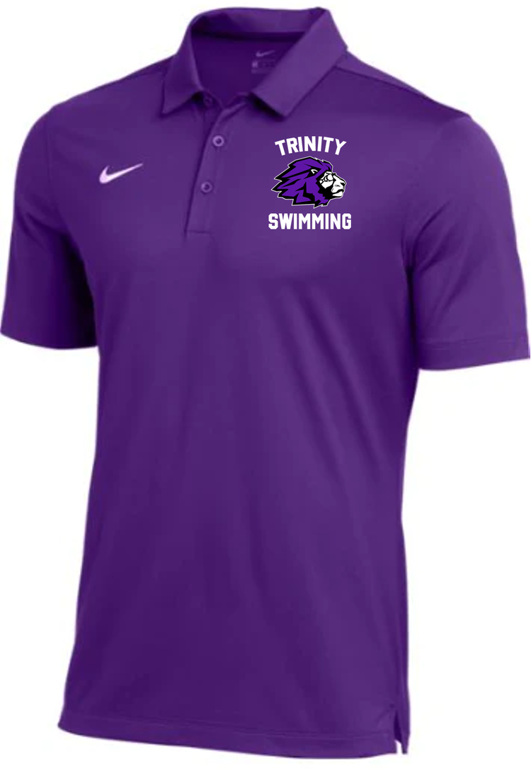 TCS Swimming Nike Dri Fit Adult Polo with Embroidered Logo